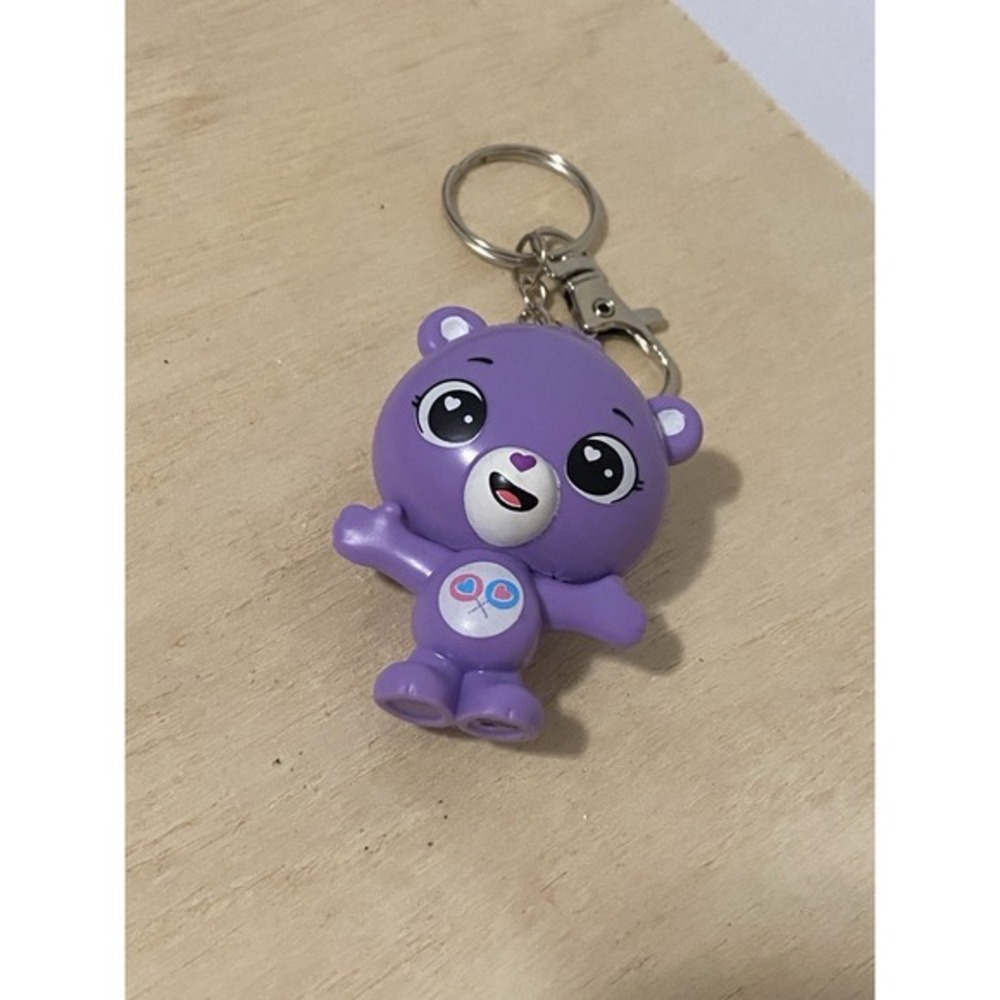 Share Bear Care Bear Keychain Purple‎